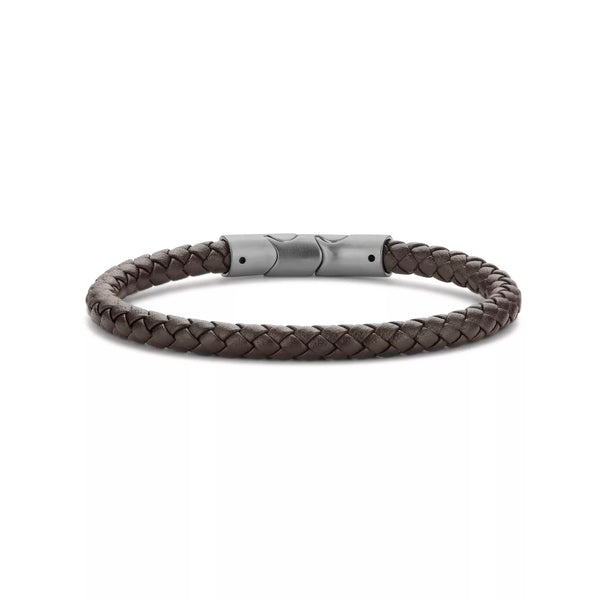 Frank 1967 Braided Leather Bracelet - Brown