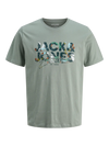 Jack & Jones Geplas Tee - Iceberg Green