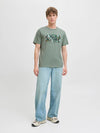 Jack & Jones Geplas Tee - Iceberg Green