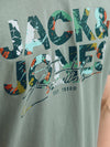 Jack & Jones Geplas Tee - Iceberg Green