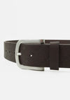 Jack & Jones Harry Embossed Belt - Brown Stone
