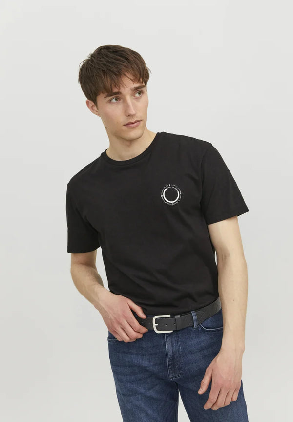 Jack & Jones Harry Embossed Belt - Brown Stone