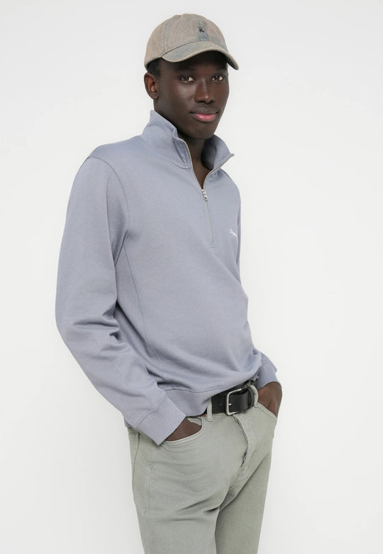 Jack & Jones Norrebro Embroidered Sweat High Neck - Tradewinds