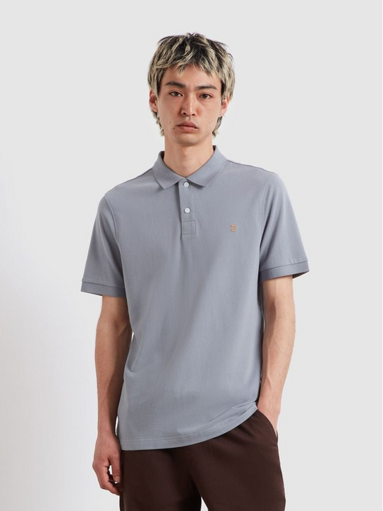 Farah Cunningham Polo - Icelandic Blue