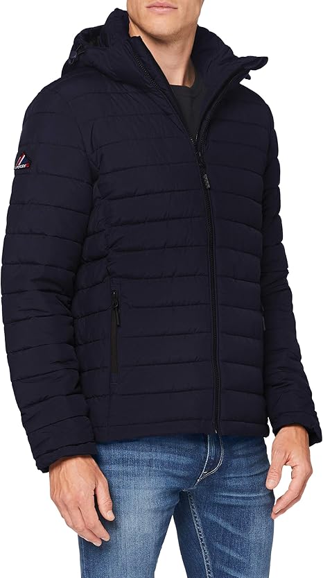 Superdry Hooded Fuji Jacket - Darkest Navy