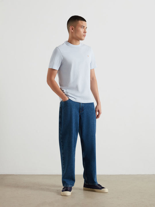 Farah Danny Reg Tee - Blue Nickle