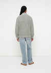 Jack & Jones Bleecker Knit Half Zip - Sea Salt/Black