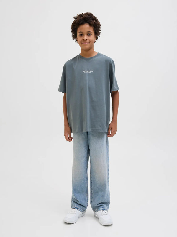 Jack & Jones Boys Vesterbro Tee Stormy Weather