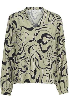 B.young Ihamma Smock Blouse - Tea Abstract Animal