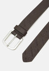 Jack & Jones Harry Embossed Belt - Brown Stone