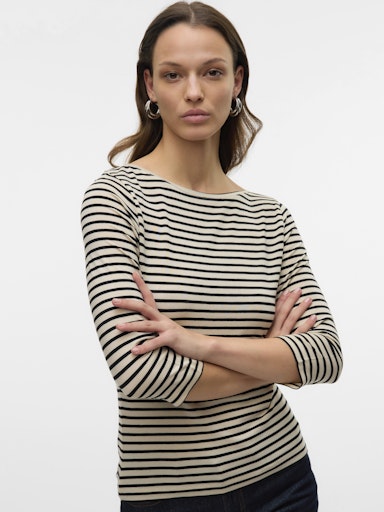 Vero Moda Aware Fiona 3/4 Boatneck - Birch