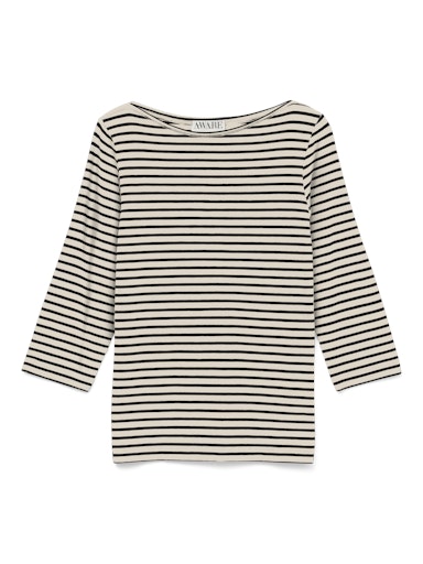 Vero Moda Aware Fiona 3/4 Boatneck - Birch