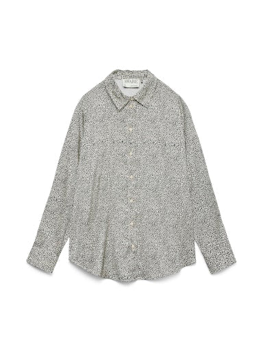 Vero Moda Aware Telva Long Sleeve Long Shirt - Birch