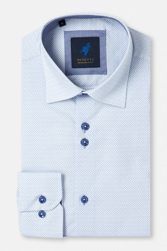 Benetti Alex Long Sleeve Shirt - Blue