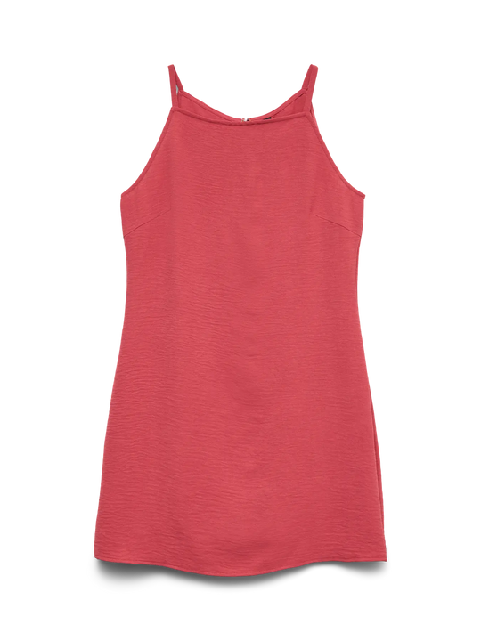 Vero Moda Mathilda Alva Sleeveless Short Dress - Dusty Cedar