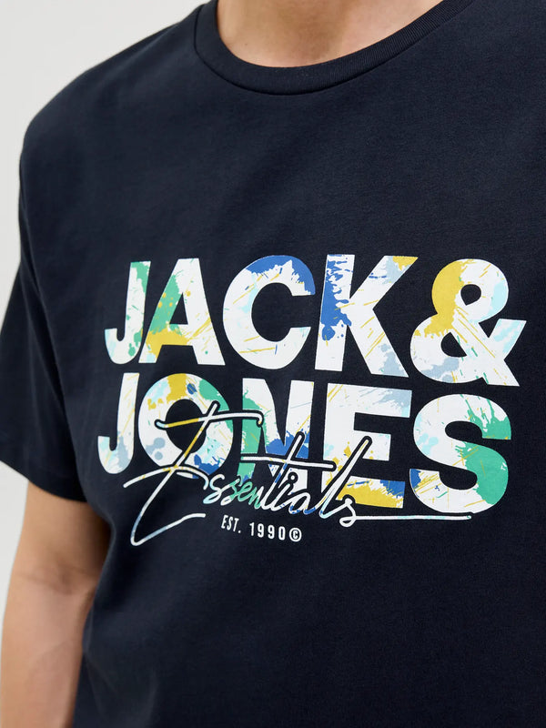 Jack & Jones Geplas Tee - Sky Captain