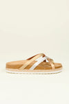 Brakeburn Metallic Multi Strap Sandals