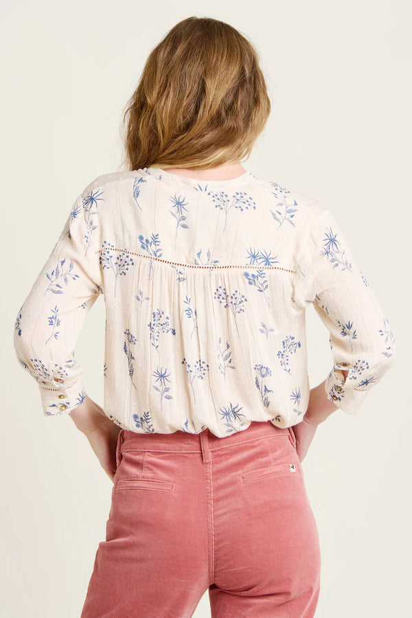 Brakeburn Bella Crew Blouse - Cream