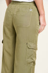 Brakeburn Wide Leg Side Pocket Trouser - Khaki