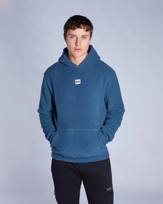 Diesel Bernardo Hoodie - Steel Blue