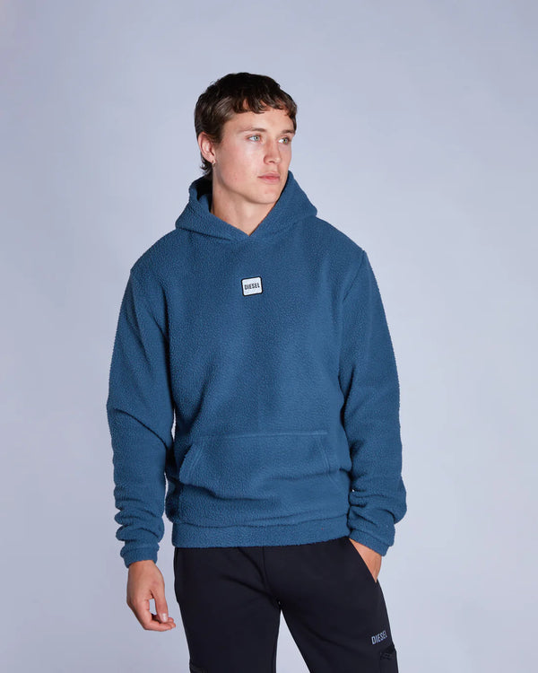 Diesel Bernardo Hoodie - Steel Blue