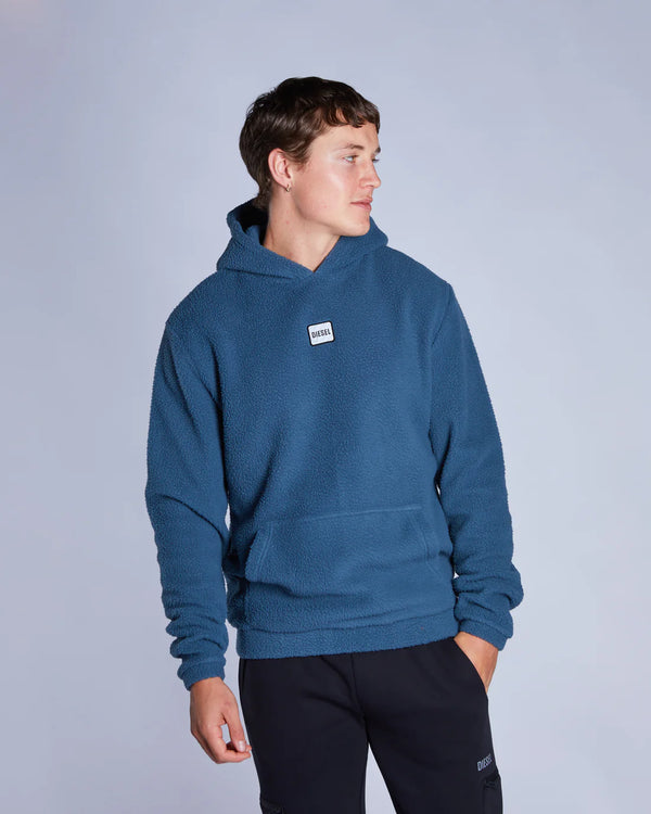 Diesel Bernardo Hoodie - Steel Blue