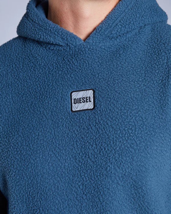 Diesel Bernardo Hoodie - Steel Blue