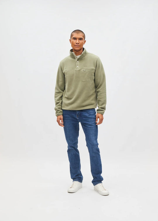 Diesel Bryson Fleece - Earth Green