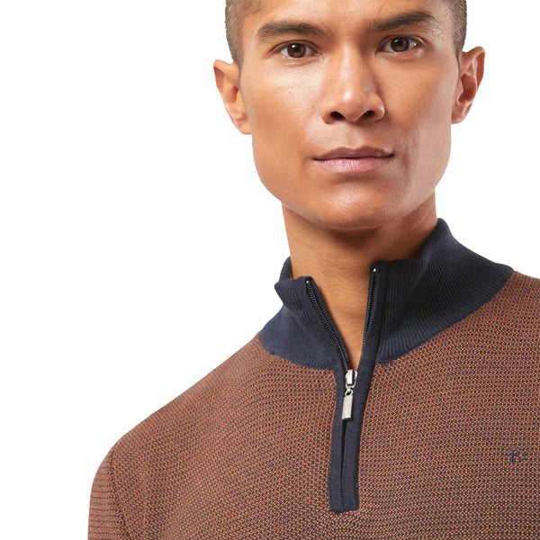 Benetti Milan 1/4 Zip - Copper