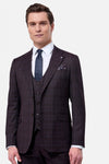 Benetti Elijah 3 Piece Suit - Wine