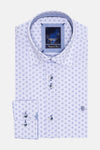 Benetti Bently Modern Fit Long Sleeve Shirt - Navy