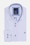 Benetti Bently Modern Fit Long Sleeve Shirt - Navy