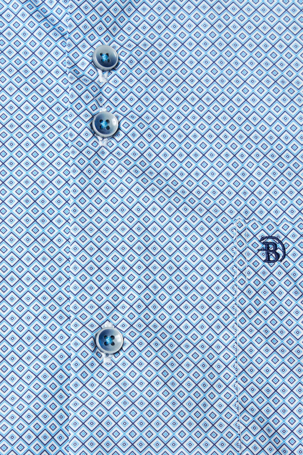Benetti Berlin Long Sleeve Shirt - Sky [Size L]