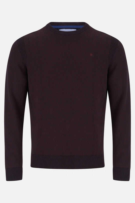 Benetti Brosna Crew Neck - Bordo
