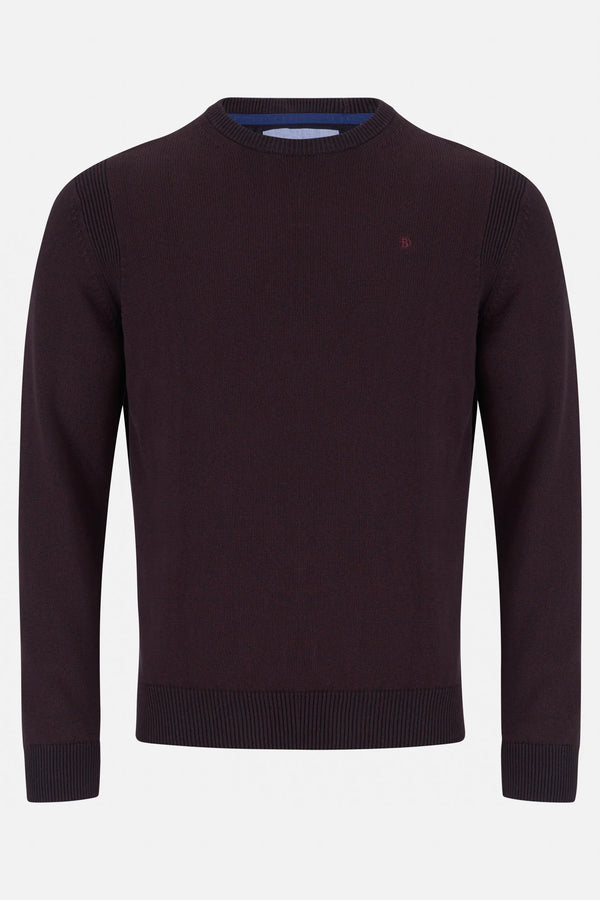 Benetti Brosna Crew Neck - Bordo