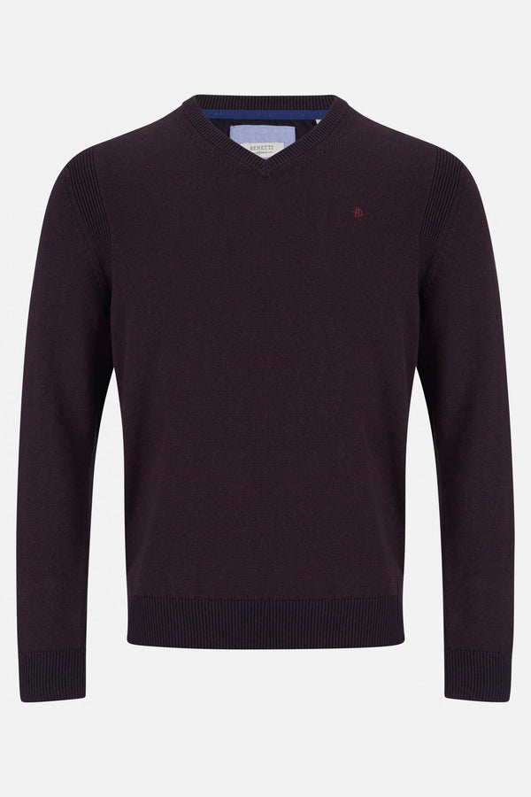 Benetti Brosna V- Neck - Bordo