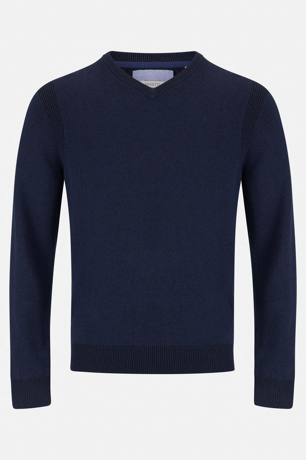 Benetti Brosna V- Neck - Indigo