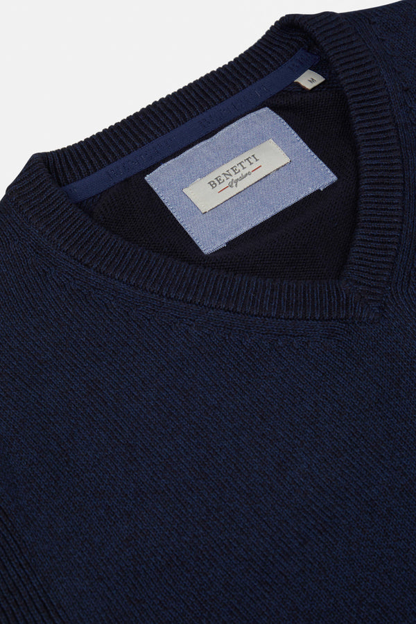 Benetti Brosna V- Neck - Indigo