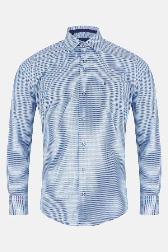 Benetti Bergamo Long Sleeve Shirt - Sky