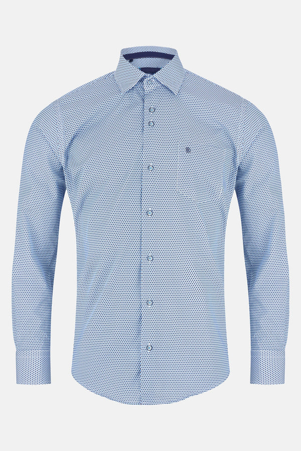 Benetti Bergamo Long Sleeve Shirt - Sky