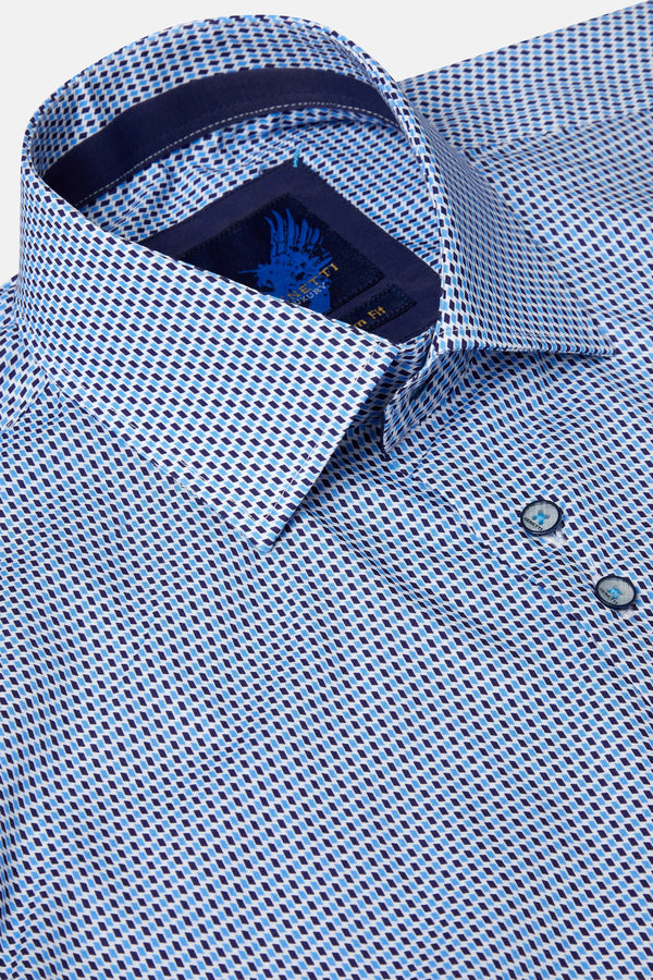 Benetti Bergamo Long Sleeve Shirt - Sky