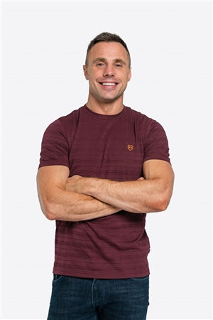 Tommy Bowe Caledon T-Shirt - Carbernet