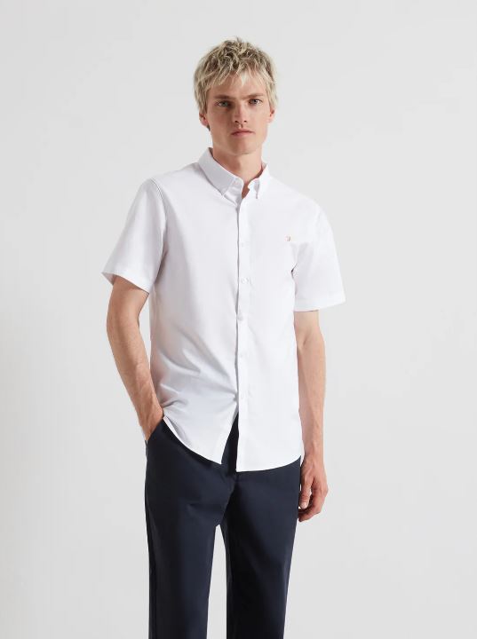 Farah Brewer SS Shirt - White