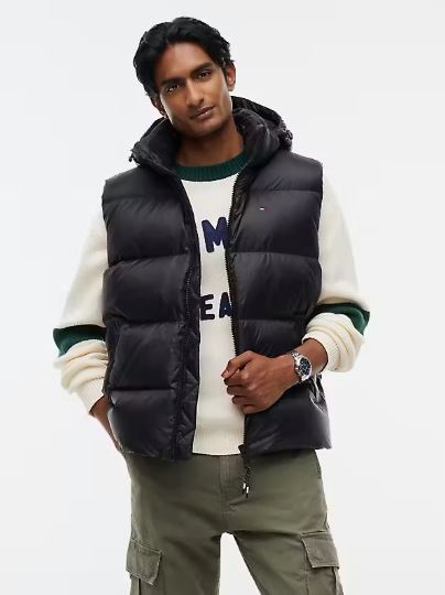 Tommy Jeans Essential Down Vest - Black
