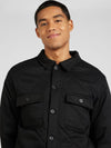 Jack & Jones Baxter Quilted Overshirt - Black