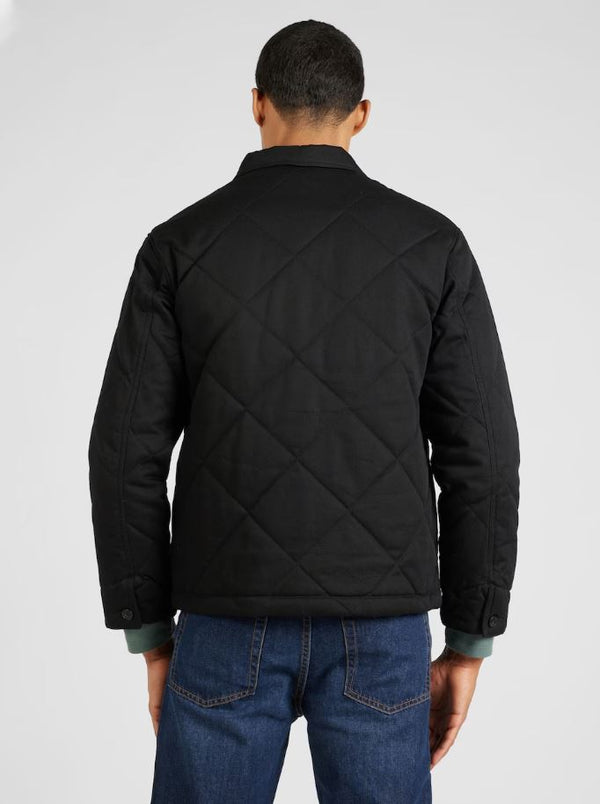 Jack & Jones Baxter Quilted Overshirt - Black