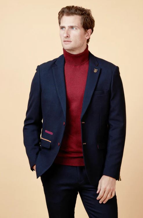 Marc Darcy JD4 Sports Coat - Navy