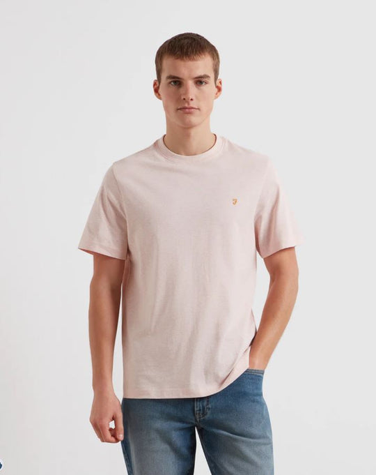 Farah Danny Reg Tee - Floral Pink