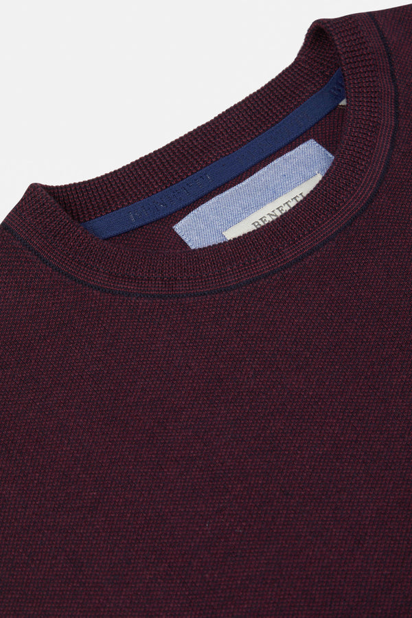 Benetti Carson Crew Neck - Plum