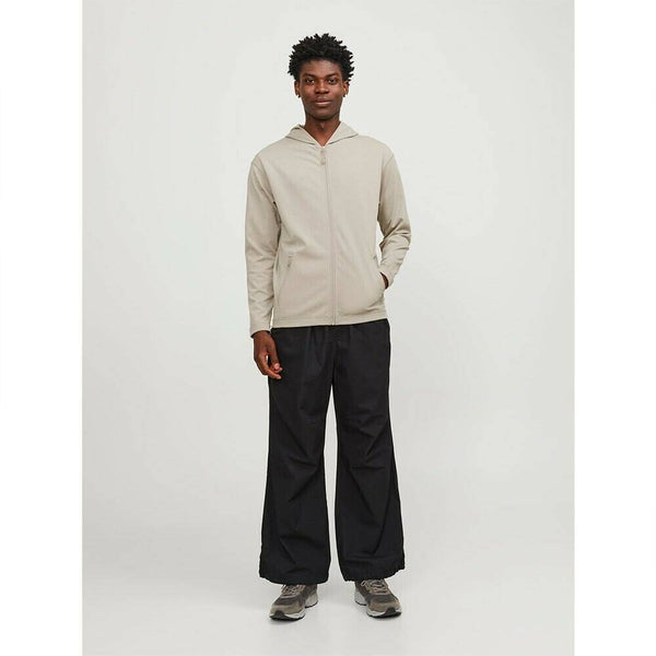 Jack & Jones Cloud Sweat Zip Hood - Crockery